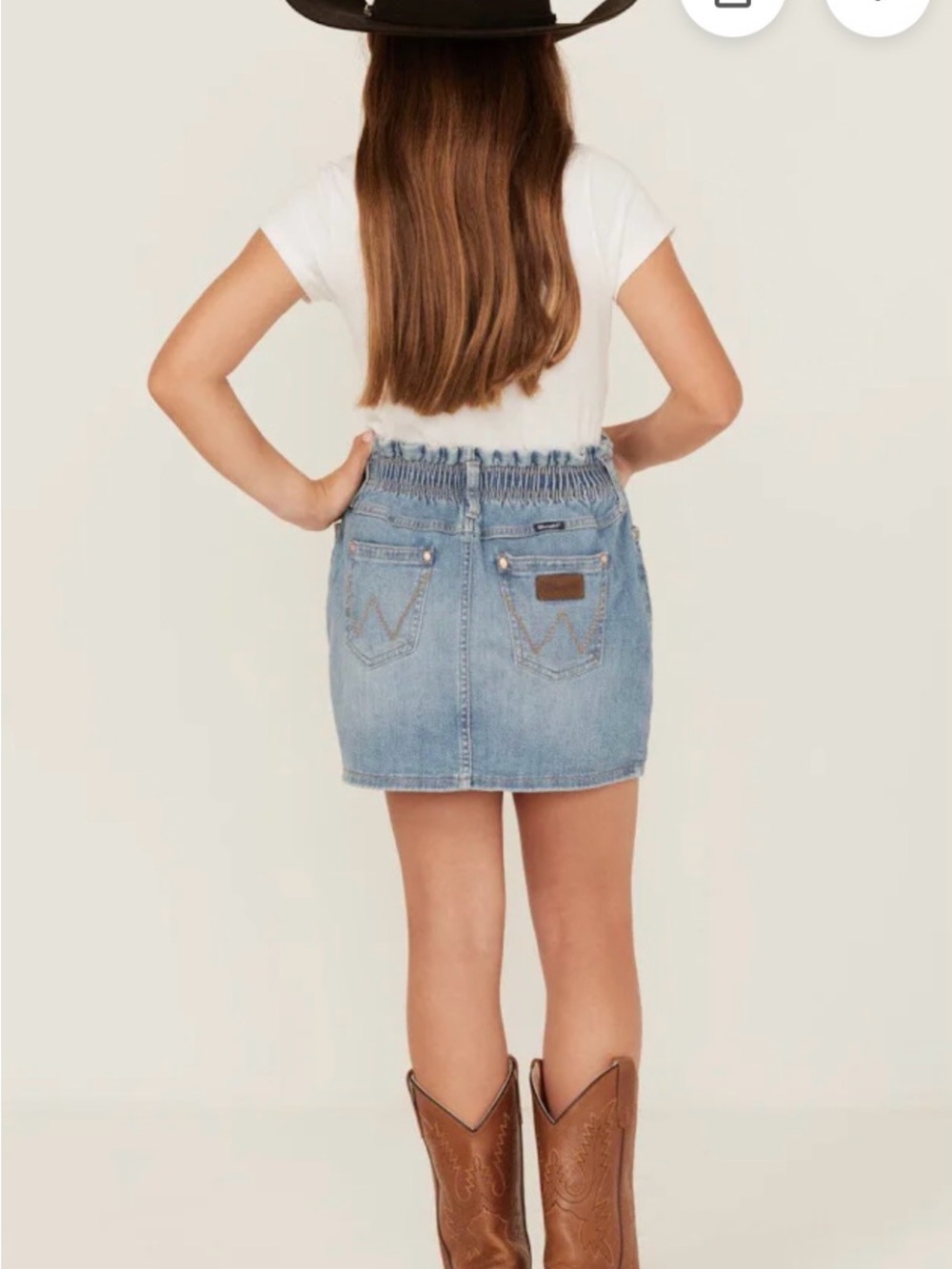 Wrangler Girls Denim Skirt